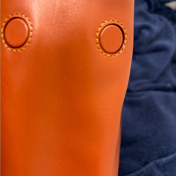 Coach leather and vinyl backpack. - Picture 7 of 9